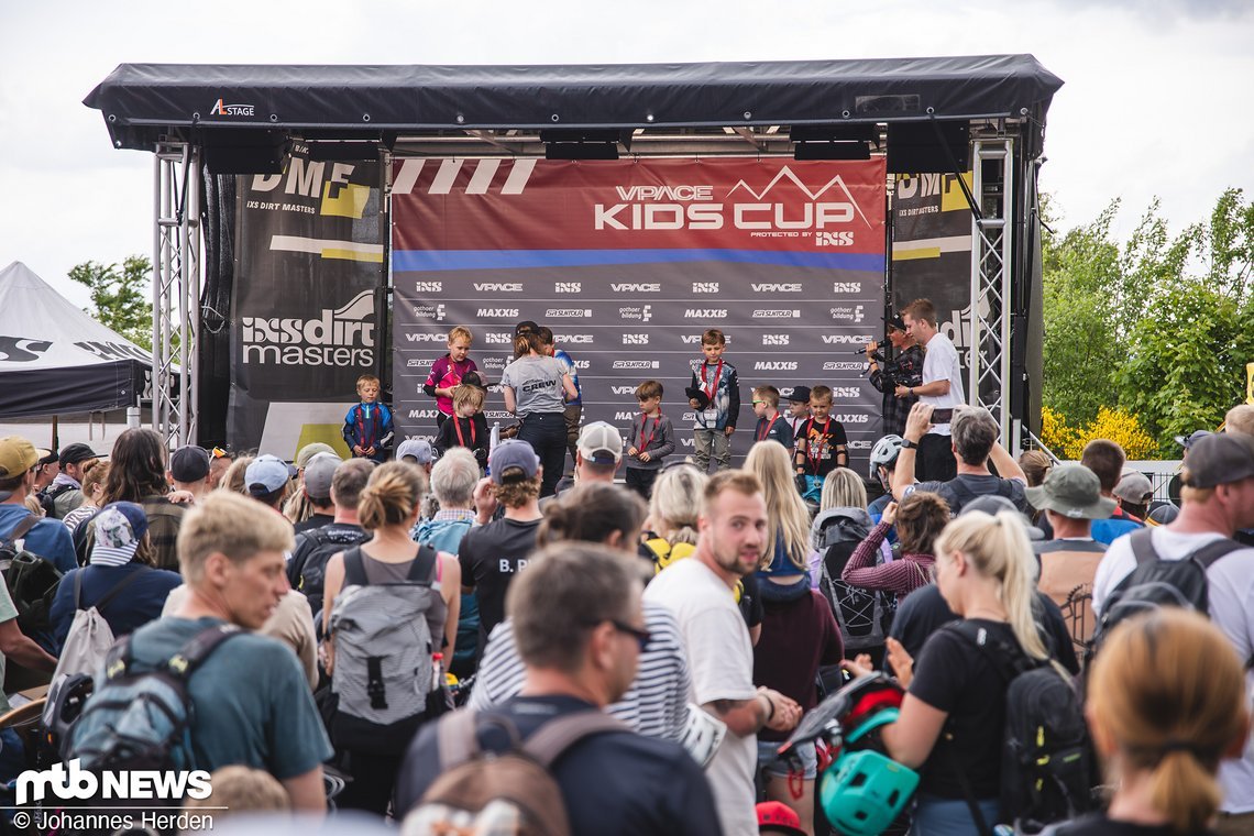 Siegerehrung beim Kids Cup.