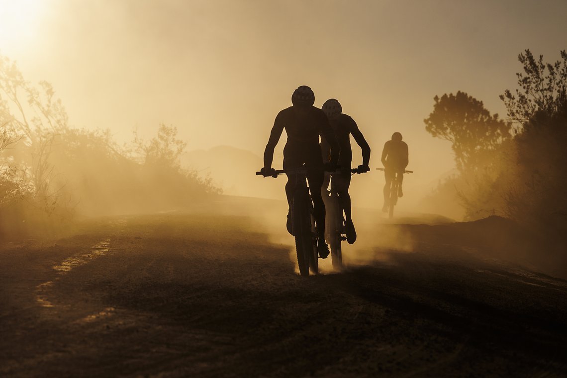 Riders during Stage 3 of the 2025 Absa Cape Epic Mountain Bike stage race held at Fairview, Paarl, Cape Town, South Africa on the 19th March 2025. Photo by Sam Clark/Cape Epic
PLEASE ENSURE THE APPROPRIATE CREDIT IS GIVEN TO THE PHOTOGRAPHER AND ABSA