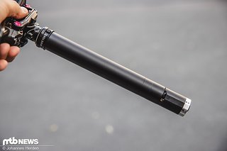 Variostütze: Sieht sehr final aus und funktioniert gut. Variostütze: Sieht sehr final aus und funktioniert gut.