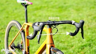Ein Rennlenker hat eigentlich sogar zwei Breiten Ein Rennlenker hat eigentlich sogar zwei Breiten