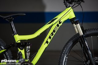 Optisch sieht es fast aus wie ein großes Trek Fully Optisch sieht es fast aus wie ein großes Trek Fully
