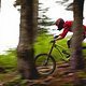Anfangs war das Bike noch mit dem Fox DHX RC4 Dämpfer ausgestattet …